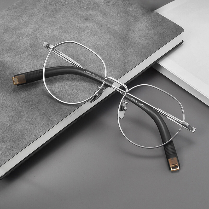 Ανδρικά γυαλιά ακανόνιστων γυαλιών πολυτελείας στρογγυλά υπερελαφριά γυαλιά γυαλιά ακανόνιστου ανδρικού αντιγράφου μάρκας ΗΠΑ