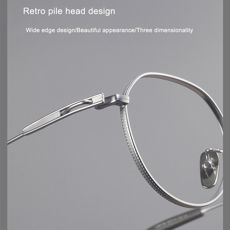 Ανδρικά γυαλιά ακανόνιστων γυαλιών πολυτελείας στρογγυλά υπερελαφριά γυαλιά γυαλιά ακανόνιστου ανδρικού αντιγράφου μάρκας ΗΠΑ