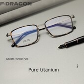 Σκελετός Pure Titanium Eyeglass Ultra Light Ανδρικά ανδρικά γυαλιά 2024 Οπτικά Συνταγογραφούμενα Γυαλιά Ανδρικά 2602