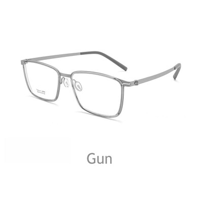 Σκελετός Pure Titanium Eyeglass Ultra Light Ανδρικά ανδρικά γυαλιά 2024 Οπτικά Συνταγογραφούμενα Γυαλιά Ανδρικά 2602