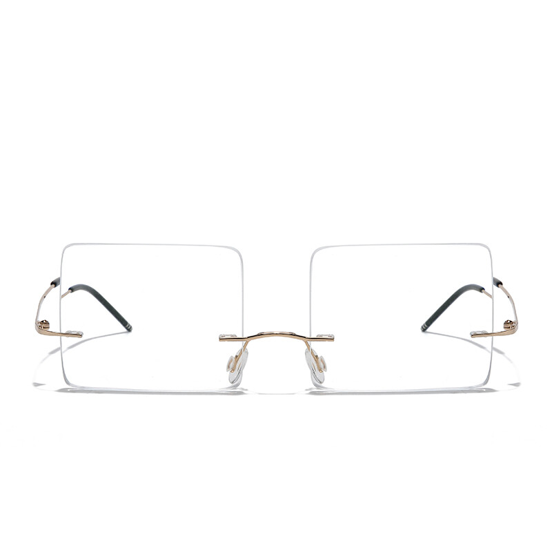 Īpašas brilles biljarda spēlēšanai Vīriešu bezrāmju augstas izšķirtspējas brilles Īpaši vieglas tīra titāna recepšu brilles