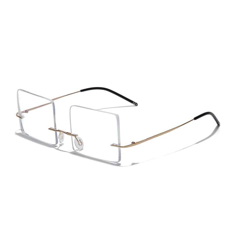 Īpašas brilles biljarda spēlēšanai Vīriešu bezrāmju augstas izšķirtspējas brilles Īpaši vieglas tīra titāna recepšu brilles