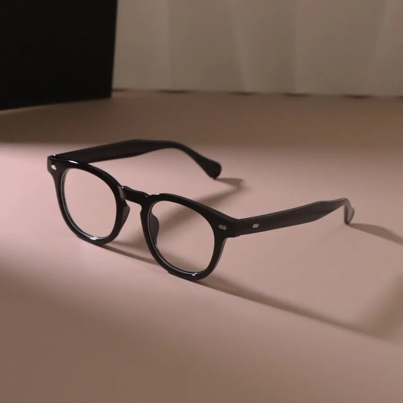 Eleganta caurspīdīga lēca vienkrāsainu briļļu ietvars vīriešu sieviešu zīmols ikdienas kvadrātveida brilles vīriešiem sievietēm