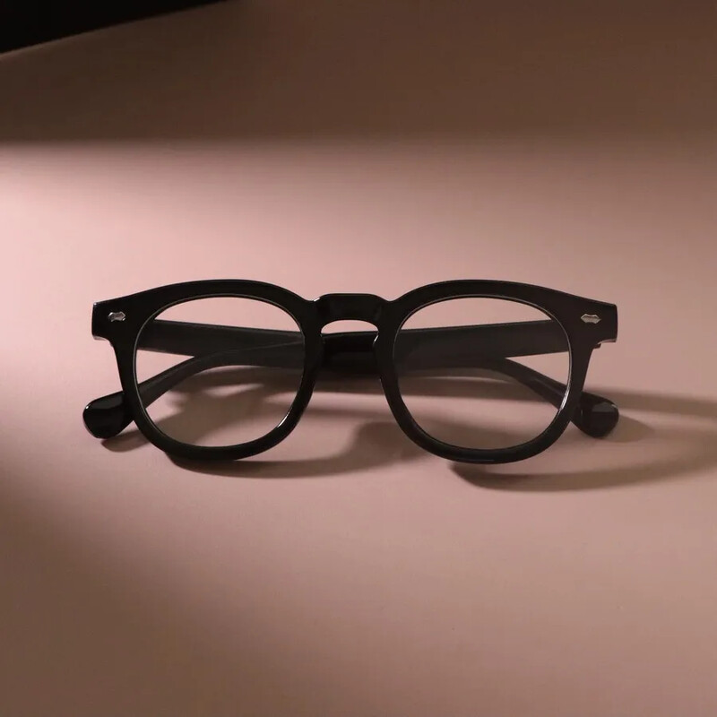 Eleganta caurspīdīga lēca vienkrāsainu briļļu ietvars vīriešu sieviešu zīmols ikdienas kvadrātveida brilles vīriešiem sievietēm