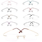 Modes Metāla Rimless Eye Brilles Brilles Rāmis Briļļu ietvari
