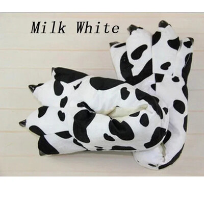 Žiemos minkštos šiltos pabaisos dinozaurų letenos Juokingos šlepetės vyrams Moterys Vaikai Tėvai ir vaikai Namai Namų šlepetės Batai Kambarys Medvilniniai batai