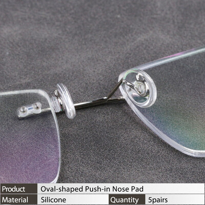 Ochelari din silicon Ochelari de vedere Ochelari de soare Tampoane pentru nas Ochelari Tampoane pentru nas transparente anti-alunecare Accesorii pentru ochelari