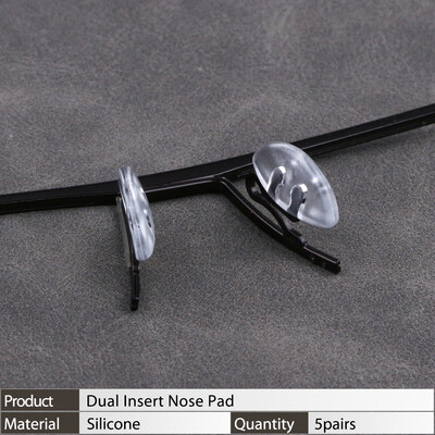 Ochelari din silicon Ochelari de vedere Ochelari de soare Tampoane pentru nas Ochelari Tampoane pentru nas transparente anti-alunecare Accesorii pentru ochelari