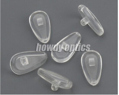 100gab kvalitatīva silikona gaisa kameras brilles deguna spilventiņš 14mm