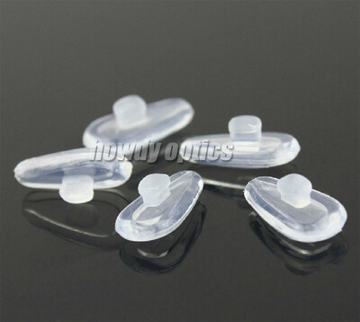 100gab kvalitatīva silikona gaisa kameras brilles deguna spilventiņš 14mm