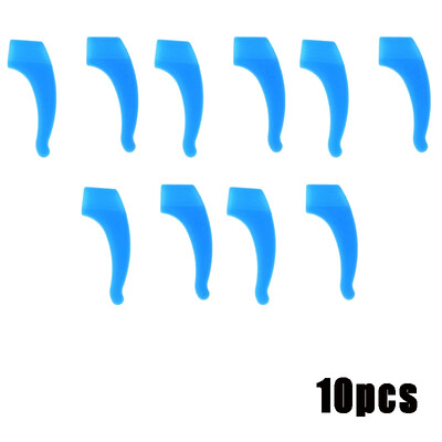 10/20 vnt spalvingi silikoniniai neslystantys ausų kabliukai akiniai elastinga rankena Temple antgalio kamštelių laikiklis akinių laikiklis akinių laikiklio laikiklis