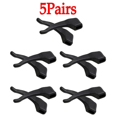 5/20 porų silikoninis neslystantis ausų kabliukas akiniams Elastinė rankena Temple Antgalio kamšteliai Akinių laikiklis akinių laikiklio laikikliai