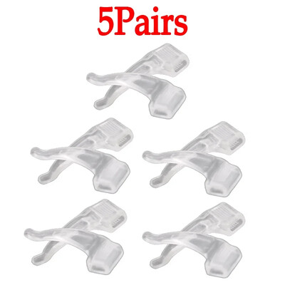 5/20 porų silikoninis neslystantis ausų kabliukas akiniams Elastinė rankena Temple Antgalio kamšteliai Akinių laikiklis akinių laikiklio laikikliai