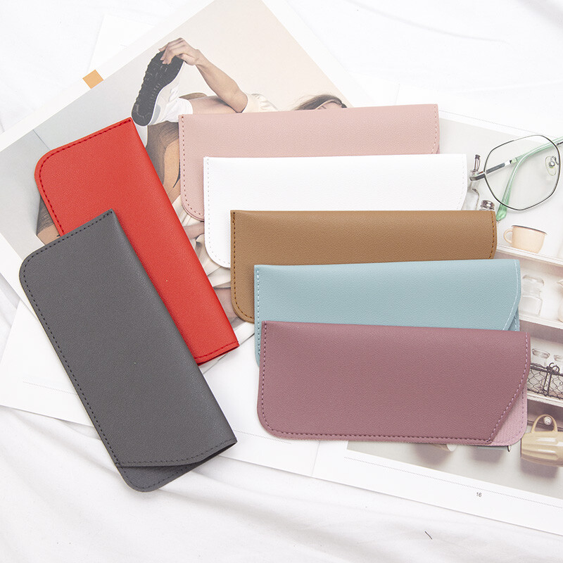 Uniszex szemüvegtáska PU bőr védő napszemüveg borító tok doboz olvasó szemüveg tasak szemüveg védő tok tartozékok