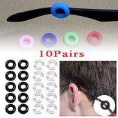 Ochelari rotunzi Cârlige pentru urechi Ochelari de vedere din silicon Dispozitiv de reținere pentru vârfuri pentru ochelari Confort anti-alunecare Reținere pentru ochelari