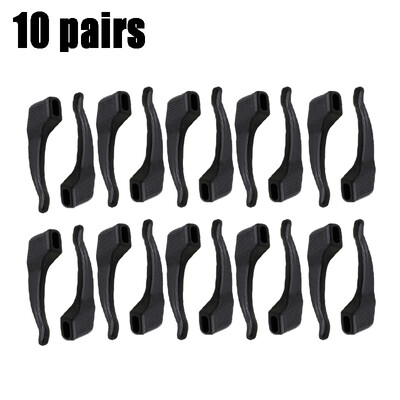 Szilikon csúszásgátló fül horog szemüveg Láb Fülhüvely konzol Rögzítő átlátszó szemüvegek Kiegészítők markolat esésgátló szemüvegtartó