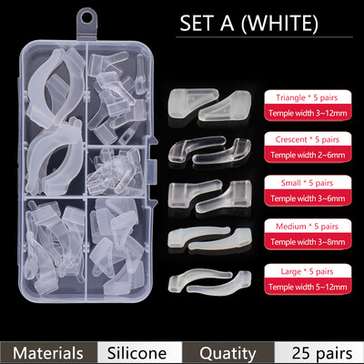 COLOUR_MAX ausų rankenos kabliukai, neslystantys laikikliai, silikoniniai akinių rinkiniai, skirti akiniams, akinių priedai