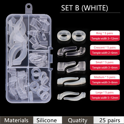 COLOUR_MAX ausų rankenos kabliukai, neslystantys laikikliai, silikoniniai akinių rinkiniai, skirti akiniams, akinių priedai
