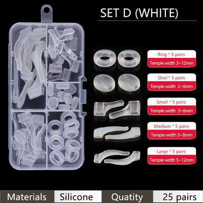 COLOUR_MAX ausų rankenos kabliukai, neslystantys laikikliai, silikoniniai akinių rinkiniai, skirti akiniams, akinių priedai