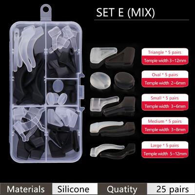 COLOUR_MAX ausų rankenos kabliukai, neslystantys laikikliai, silikoniniai akinių rinkiniai, skirti akiniams, akinių priedai
