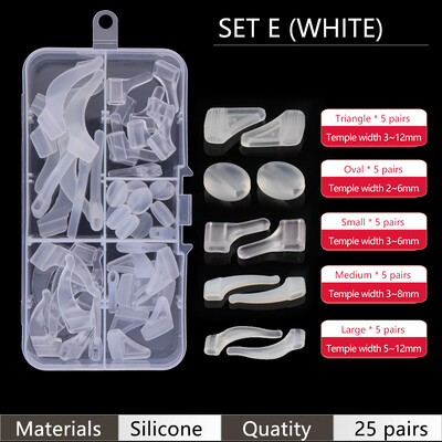 COLOUR_MAX ausų rankenos kabliukai, neslystantys laikikliai, silikoniniai akinių rinkiniai, skirti akiniams, akinių priedai