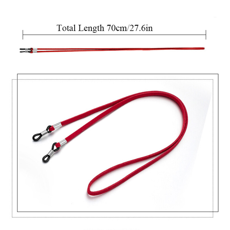 70 cm Ādas siksniņas Brilles Virve Sieviešu Kakla aukla Neslīdoša brilles aukla Vīriešu Saulesbrilles Brilles Virve Briļļu turētājs 2022