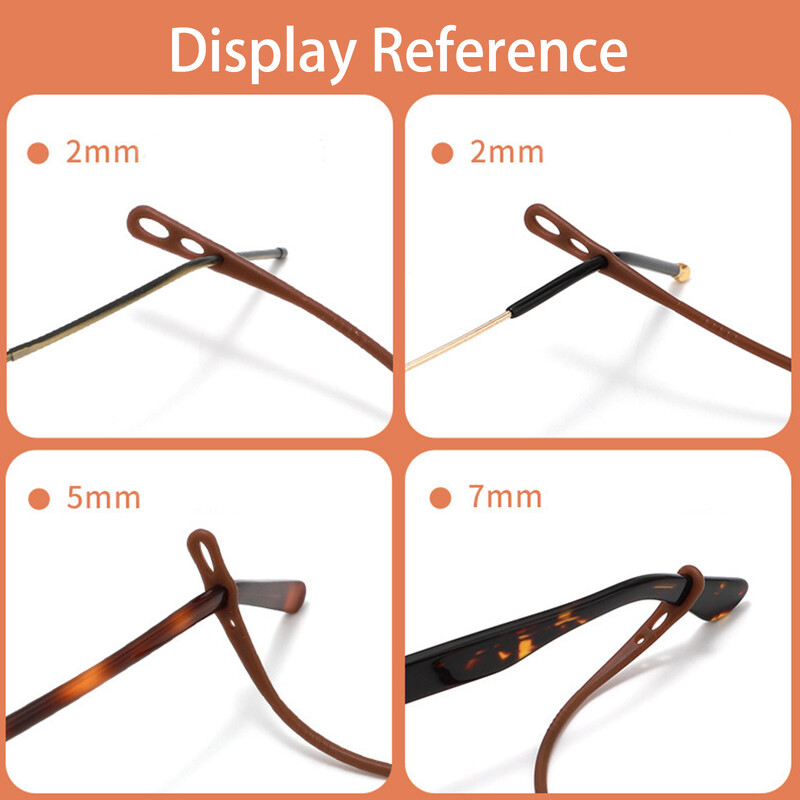 1Gb Silikona Brilles Siksna Pretslīdes Sporta Brilles Saulesbrilles Virve Kakla aukla Brilles Virves Brilles Ķēdīte