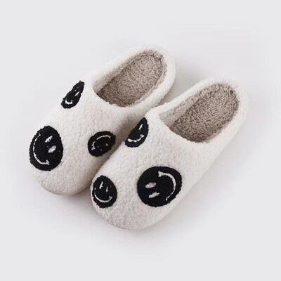 AD Ins Retro Blue small evil eyes dolt Зимни плюшени чехли Топли чехли Модни уютни обувки