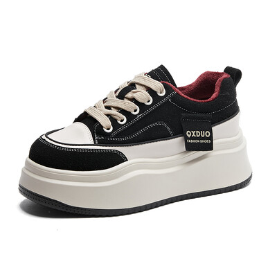 Sieviešu Leoparda kedas Platforma Ikdienas modes apavi Augstas kvalitātes āra skeitborda šņorēs viegli skriešanas sporta apavi sievietēm 40