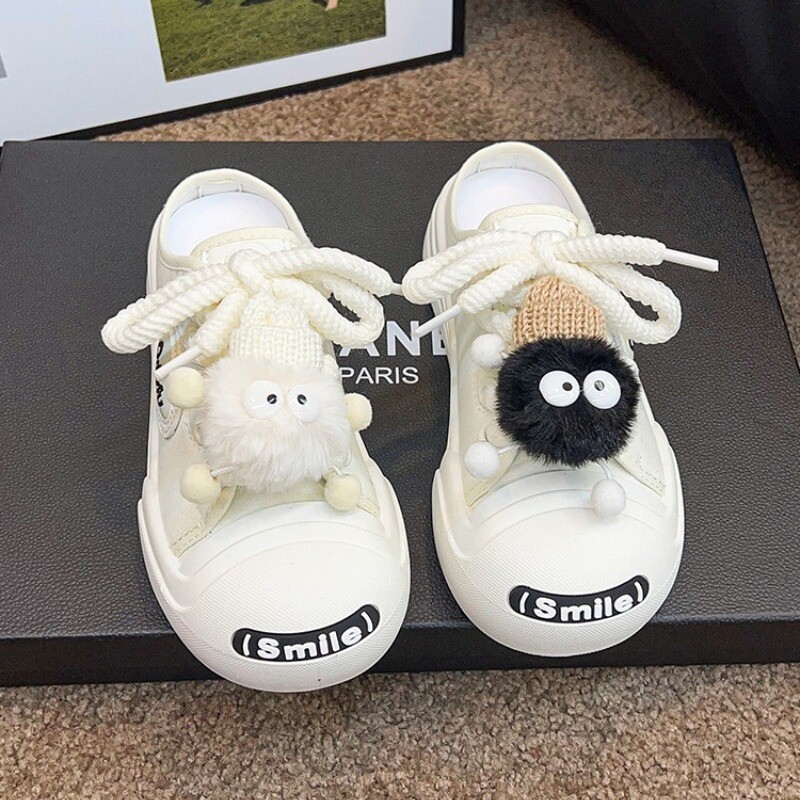 2024 pantofi pentru femei panza cu danturi pantofi vulcanizati panza de desene animate panza varf rotund ocazional pantofi sport pentru femei Zapatos Mujer