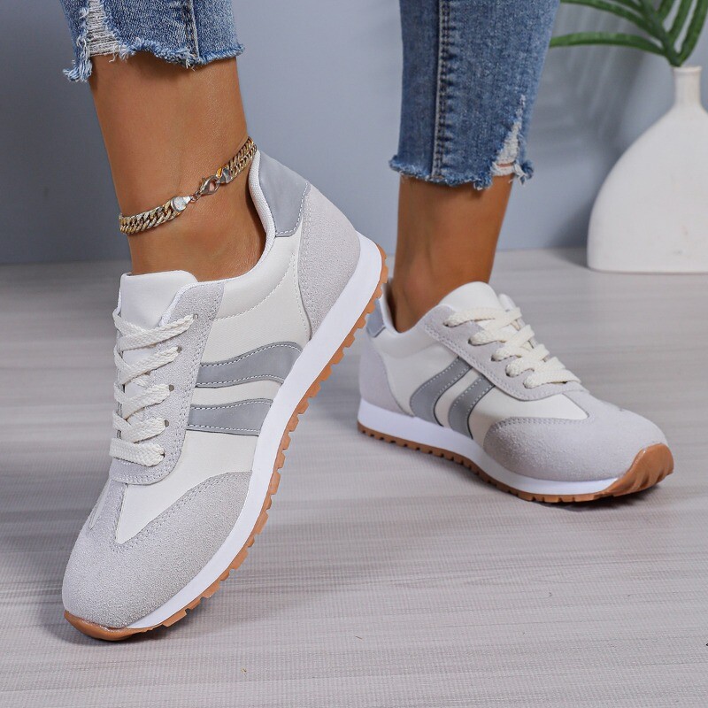 2024, pantofi plati de dama noi, care se potrivesc cu culoarea casual, pantofi de dama vulcanizati cu sireturi pentru gura superficiala, pantofi sport de dama