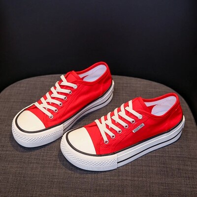 Canva Κορεάτικο στυλ Mango Head Casual Παπούτσια για γυναίκες Άνοιξη 2023 Νέο μοντέλο φορητές σόλες από καουτσούκ Άνετα αναπνέοντα υποδήματα