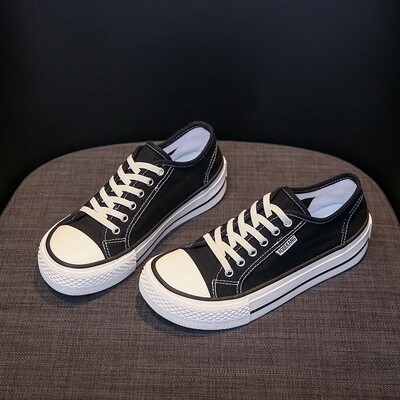 Canva Κορεάτικο στυλ Mango Head Casual Παπούτσια για γυναίκες Άνοιξη 2023 Νέο μοντέλο φορητές σόλες από καουτσούκ Άνετα αναπνέοντα υποδήματα