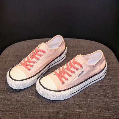 Canva Κορεάτικο στυλ Mango Head Casual Παπούτσια για γυναίκες Άνοιξη 2023 Νέο μοντέλο φορητές σόλες από καουτσούκ Άνετα αναπνέοντα υποδήματα