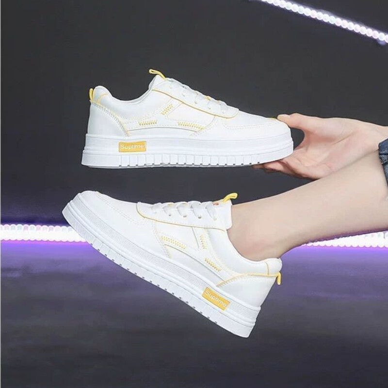 Modes elpojoši plakani sieviešu apavi skriešanai, šņorējami sporta apavi Sporta sporta kurpes āra kājām