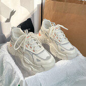 Vastag talpú plüss apacipő légáteresztő és kényelmes hálós felülettel Divatos és sokoldalú alkalmi sportcipők