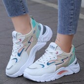 Storo pado tinklinio audeklo kvėpuojantys koledžo stiliaus sportiniai batai žemo kirpimo, patogūs, universalūs, madingi moteriški laisvalaikio batai tėčiui