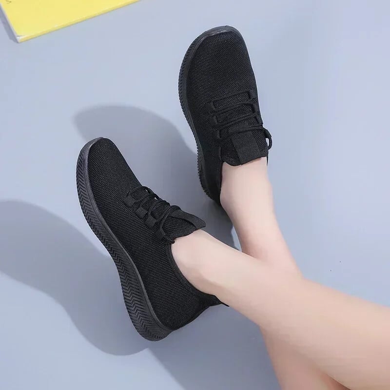 2024 de primăvară noi pantofi respirabili, anti-alunecare, pentru femei, cu platformă, la modă, pantofi vulcanizați pentru femei, ocazional, comozi, pentru femei