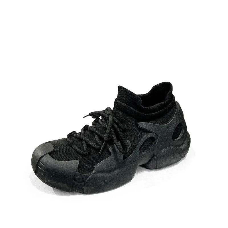 Pantofi vulcanizați de toamnă 2024 pentru femei, pantofi anti-alunecare din plasă de aer plat, pentru femei, pantofi de femei cu platformă cu șireturi ușoare