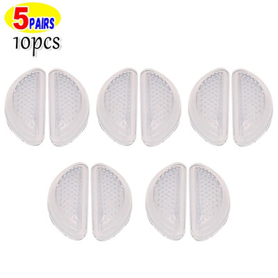 Silikona brilles deguna spilventiņi Mīksts neslīdošs gaisa spilvens deguna turētājs Caurspīdīgs neredzams pašlīmējošs uzlīme Noderīgas brilles