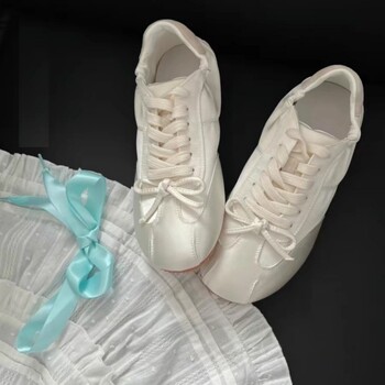 Ballet Dance Bow Μπαλέτο Flat Παπούτσια Απλή Bowknot Flat Bottom Dance Παπούτσια Δερμάτινα Soft Flats Άνοιξη