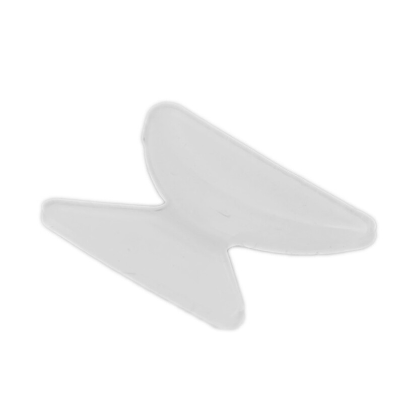 5 pāri neslīdoši silikona brilles brilles saulesbriļļu deguna spilventiņi 2,5 mm/1,8 mm melni balti