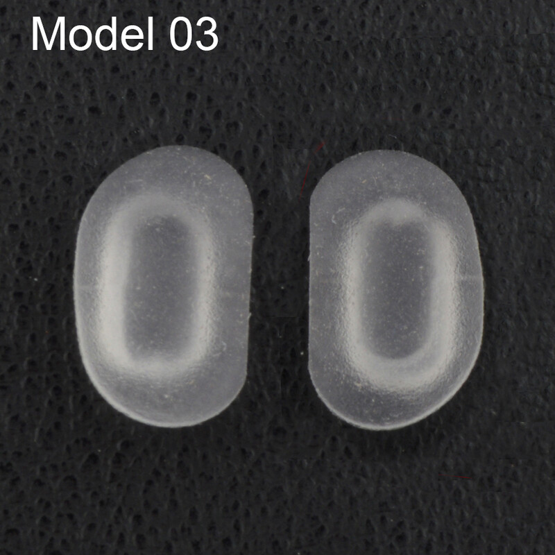 10 pāri (20 gab.) Melni pretslīdes gumijas deguna spilventiņi brillēm saulesbrilles brilles briļļu uzspiežams uz briļļu deguna spilventiņiem