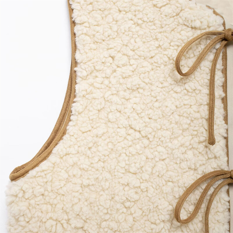 2024 toamna noi îmbrăcăminte pentru femei temperament la modă versatil vestă fleece casual