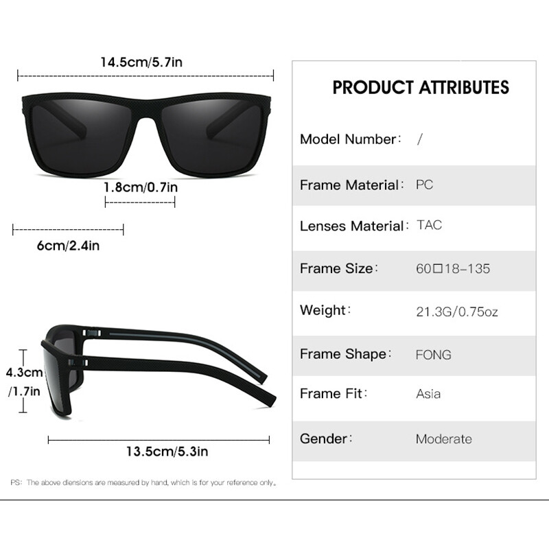 Meeste Päikeseprillid Värvilised Välisport Polariseeritud Päikeseprillid Ratsutamine Esiklaasid Prillid Öönägemine Peeglid Prillid UV400