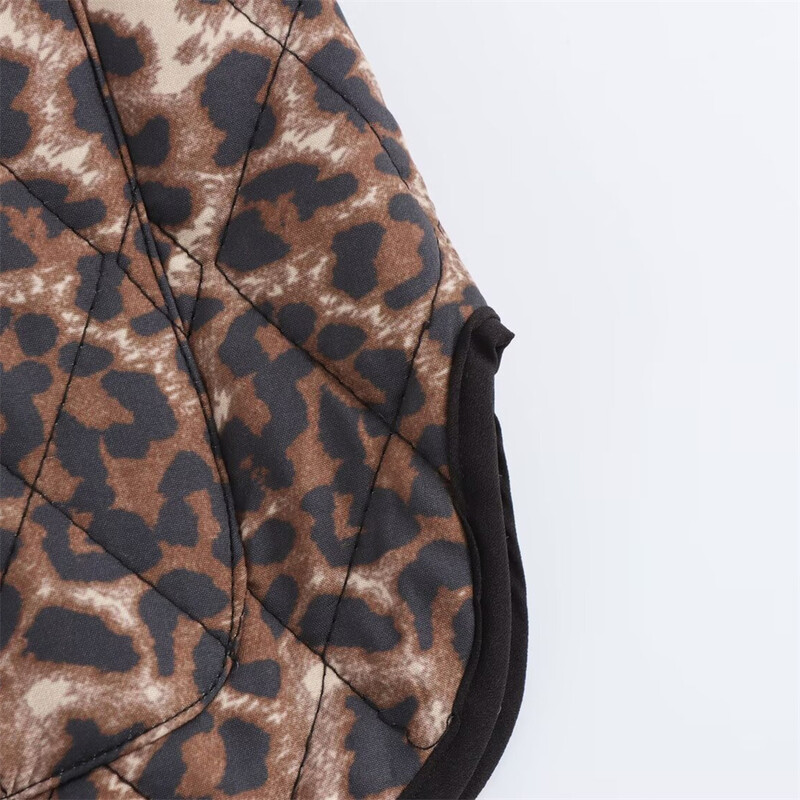 Vestă de damă UNIZERA vestă vestă fără mâneci cu decolteu în V șiret, buzunar decorat cu model animal, vestă nouă de toamnă