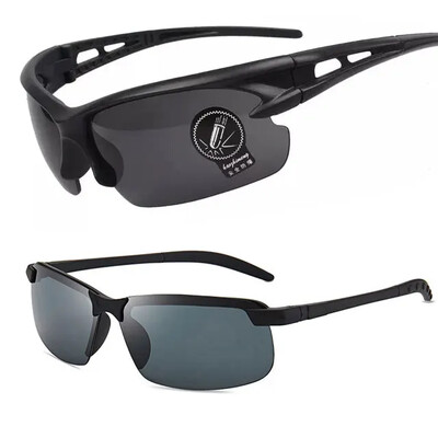 2TK Öönägemisprillid Musta raamiga Meeste Päikeseprillid Naiste Sport Päikeseprillid Välisarvuti juht Öökrillid Kaitseprillid Hulgimüük