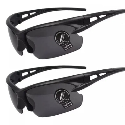 2TK Öönägemisprillid Musta raamiga Meeste Päikeseprillid Naiste Sport Päikeseprillid Välisarvuti juht Öökrillid Kaitseprillid Hulgimüük