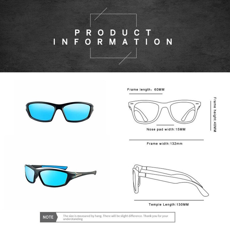 Poliarizaciniai naktinio matymo sportiniai akiniai nuo saulės akiniai, skirti vairuoti, apsaugantys nuo akinimo nakties, tinkami važiuoti naktį