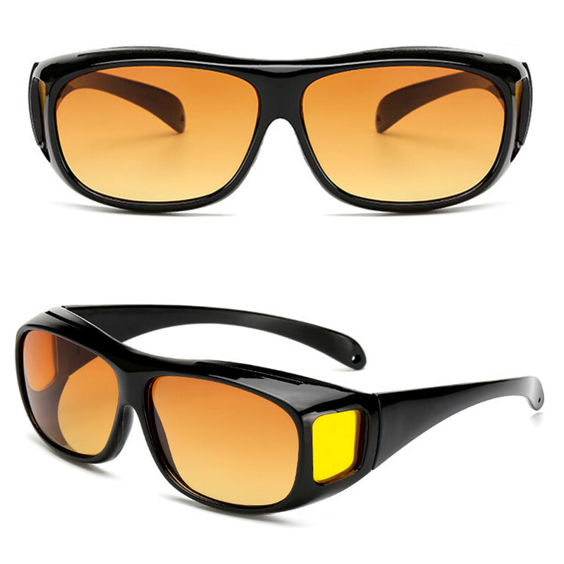 Automašīnu brilles Nakts redzamības saulesbrilles Nakts braukšanas brilles Vadītāja aizsargbrilles Aizsargbrilles Saulesbrilles UV Unisex Pretspīduma aizsargbrilles